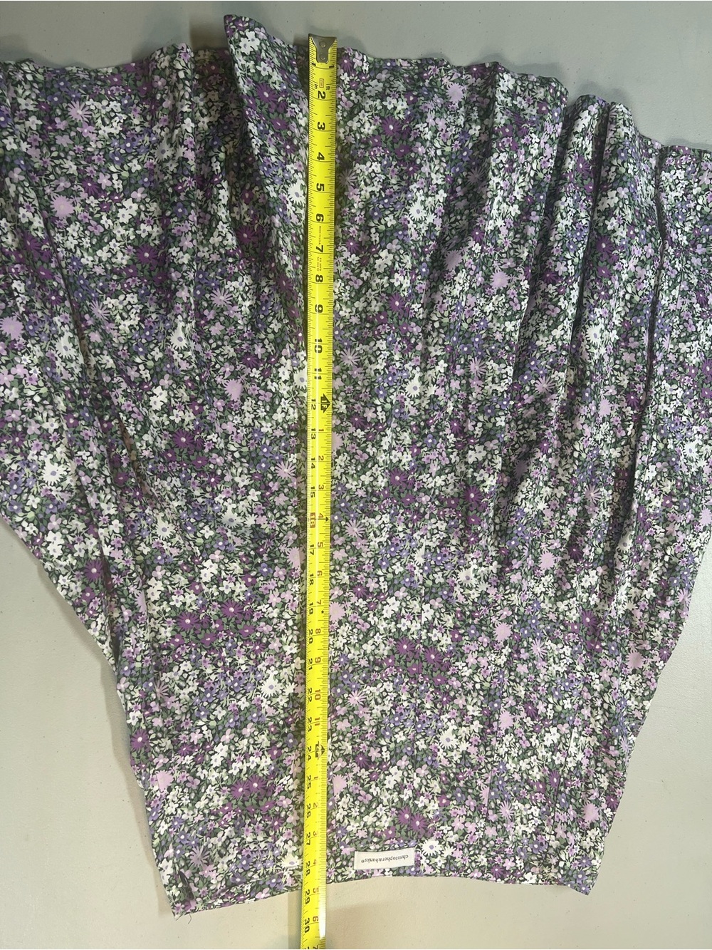 Christopher & Banks Purple Floral A-Line Midi Skirt Women’s Size 8 Rayon - Picture 6 of 10